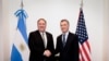 Pompeo: Argentina es un "socio confiable para restaurar la democracia en Venezuela"