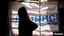 မှတ်တမ်းရုပ်ပုံ- UNHCR ရုံးမှာ တွေ့ရတဲ့ အီသီယိုးပီးယား ဒုက္ခသည် တဦး။ 