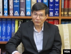 台湾外交部亚东关系协会副秘书长苏启诚(美国之音张永泰拍摄)