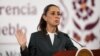 La presidenta de México, Claudia Sheinbaum, ofrece una conferencia de prensa en el Palacio Nacional en la Ciudad de México, México, el 3 de marzo de 2025.