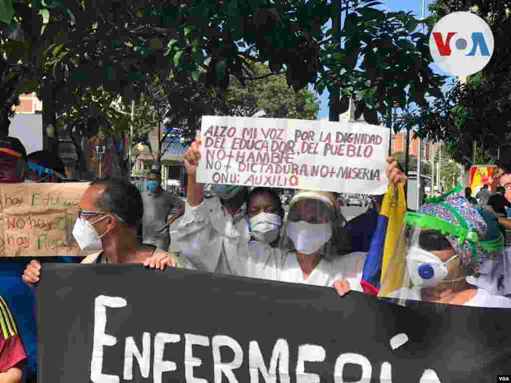 &quot;Es importante que las autoridades venezolanas comiencen a tomar en serio las vidas de estas trabajadoras de la salud&quot;, se&#241;al&#243; Marcos G&#243;mez, director de Amnist&#237;a Internacional Venezuela.
