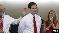 Rubio, hijo de exiliados cubanos, fue elegido al Senado en los comicios del 2010.