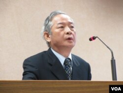 执政党国民党立委林郁方（美国之音张永泰拍摄）