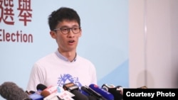 香港新科立法会议员、青年新政的召集人梁颂恒（梁颂恒脸书图片）