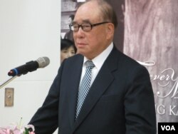 台湾前行政院长郝柏村（美国之音 张永泰）