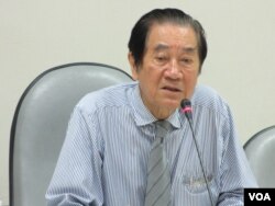 台湾在野党民进党立委陈唐山(美国之音张永泰拍摄)
