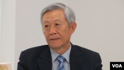 亚太和平研究基金会董事长赵春山（美国之音张永泰拍摄）