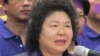  民进党籍高雄市长陈菊(资料照片)(美国之音张永泰拍摄) 
