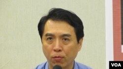 台湾执政党国民党立委陈学圣（美国之音张永泰拍摄）