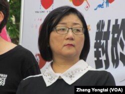 台湾前立委雷倩 (美国之音张永泰拍摄)