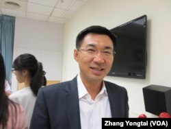 执政党国民党立委 江启臣(美国之音张永泰拍摄)