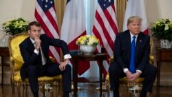 Trump y Macron protagonizaron un debate por temas como la salida de Estados Unidos de Siria.