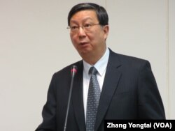台湾经济部次长 卓士昭(美国之音 张永泰拍摄)