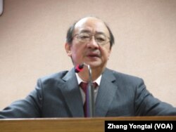 民进党立委柯建铭(美国之音张永泰拍摄)