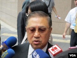 台湾工商协进会理事长骆锦明(美国之音张永泰拍摄)