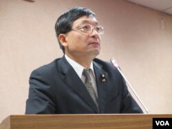 台湾在野党亲民党立委李桐豪(美国之音张永泰 拍摄)
