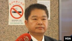 台湾在野党民进党立委蔡煌琅（美国之音张永泰拍摄 ）