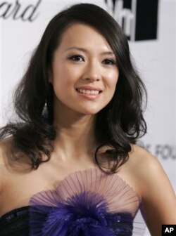 中国著名演员章子怡2008年在美国出席活动