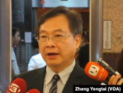台湾执政党国民党立委纪国栋 (美国之音张永泰拍摄)