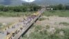 Puente internacional Simón Bolívar, en la frontera entre Venezuela y Colombia. [Archivo]