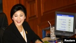 泰国总理英拉。（资料图片）