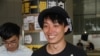 资料照：香港民阵召集人岑子杰2019年6月24日在立法会示威区记者会前