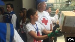 Archivo - La ayuda humanitaria comienza a ser distribuida a hospitales de Venezuela el 17 de abril de 2019.