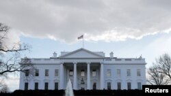 A view of the White House as preparations continue for the inauguration of U.S. President-elect Joe Biden in Washington, U.S. January 18, 2021. REUTERS/Jim Bourg