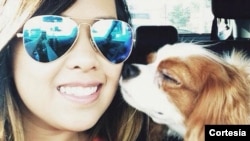 Foto de Nina Pham de su página de Facebook.