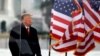 El expresidente Donald Trump al finalizar su discurso antes sus partidarios en Washington, DC, el 6 de enero de 2021, poco antes del asalto al Capitolio por una multitud de sus simpatizantes.