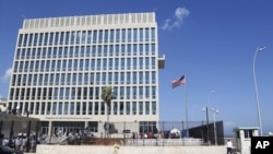Edificio de la Embajada de EE.UU. en La Habana.
