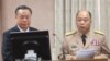 台湾国防部长严明上将星期一在立法院接受质询(美国之音张永泰拍摄)