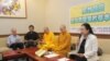 台湾公民团体召开记者会关切中国宗教自由(美国之音张永泰拍摄)