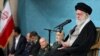 In this photo released by an official website of the office of Iranian Supreme Leader Ayatollah Ali Khamenei, he speaks in a ceremony meeting a group of officials in Tehran on March 8, 2025. Khamenei refused potential nuclear talks between Iran and the United States.