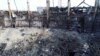 Así quedó la sala de conciertos Crocus City Hall, en las afueras de Moscú, después de la matanza del viernes pasado y el incendio que consumió parte de la instalación. Foto del Servicio de Emergencias de Rusia divulgada por Reuters el 26 de marzo de 2024.