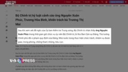 Nguyễn Xuân Phúc bị Bộ Chính trị ‘cảnh cáo’ vì vi phạm về chống tham nhũng 