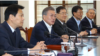 文在寅2018年3月21日主持会议为韩朝峰会准备（韩通社）
