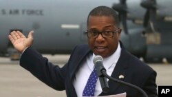 Brian Nichols, entonces embajador de EE. UU. en Perú, en una imagen de 2017 en esa nación latinoamericana.